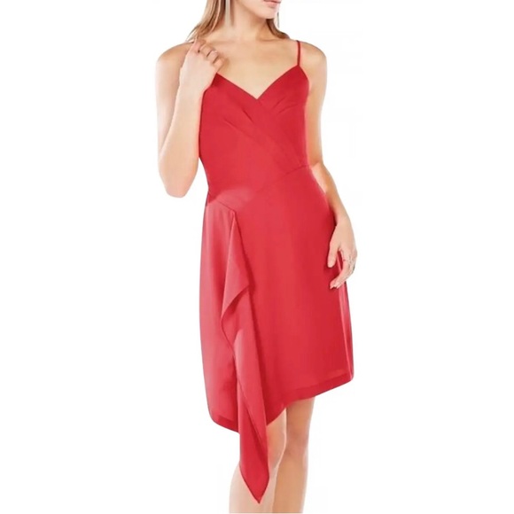 NEW NWT BCBGMaxAzria Cornelia Dress Berry - Picture 1 of 6